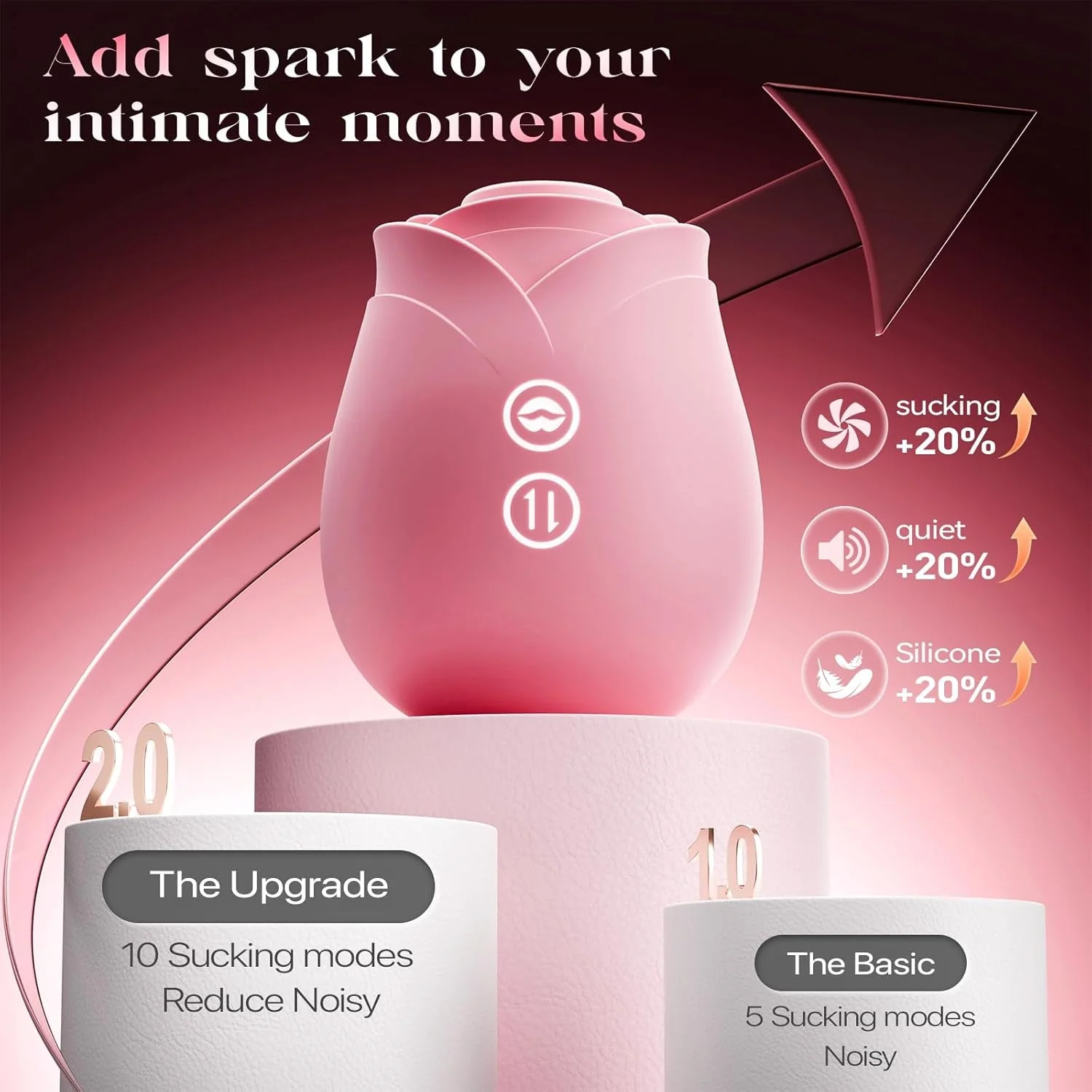 RoseLure AI Sync Suction Vibrator for Women - Image 7