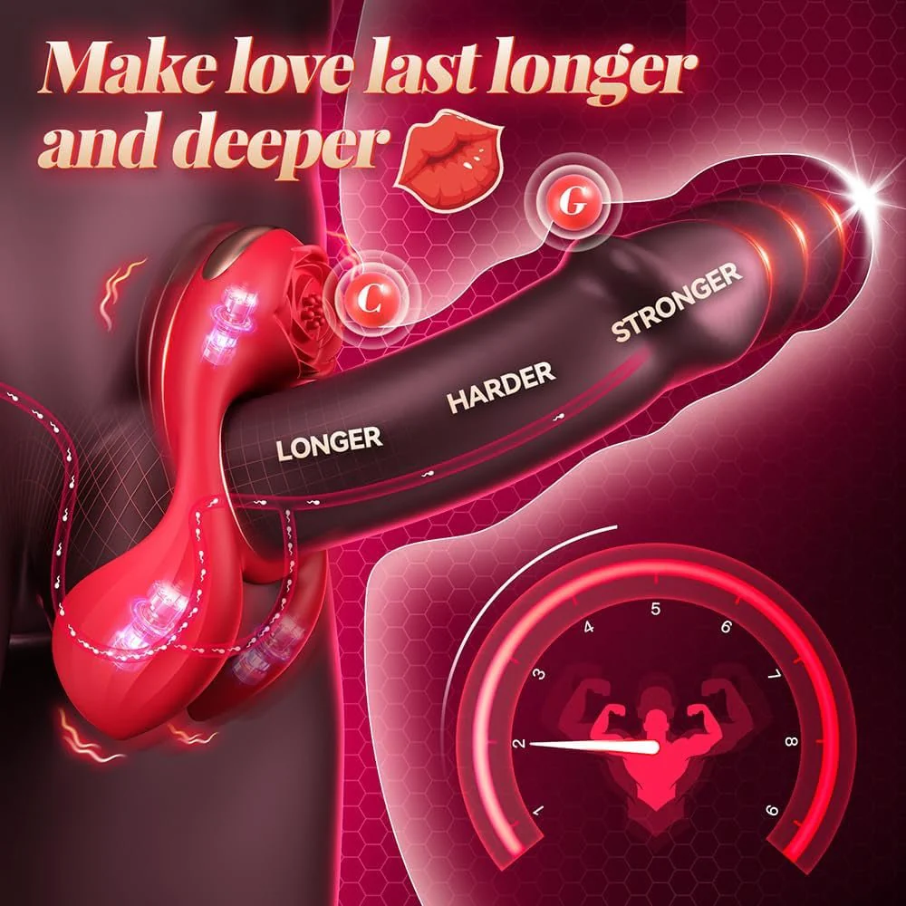 RoseLux Triple Motor Penis Ring - Image 3