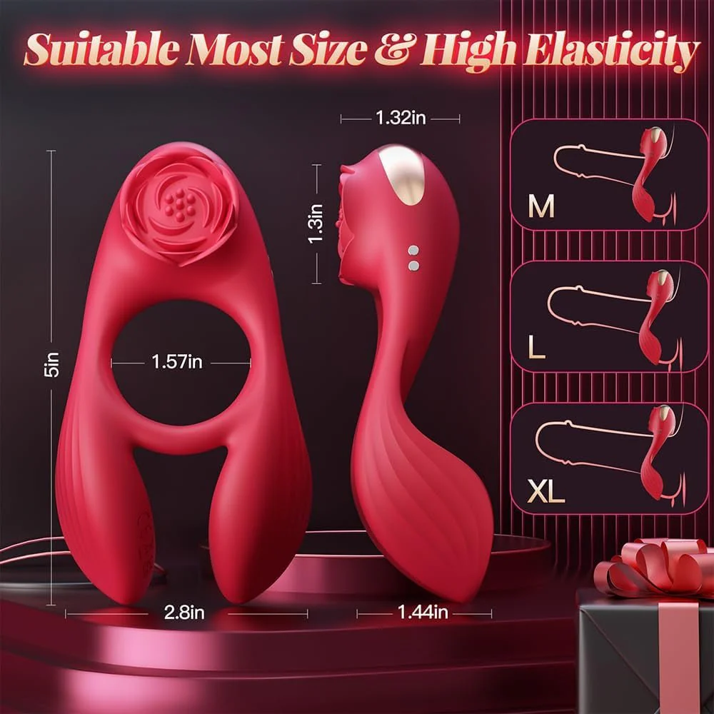 RoseLux Triple Motor Penis Ring - Image 5