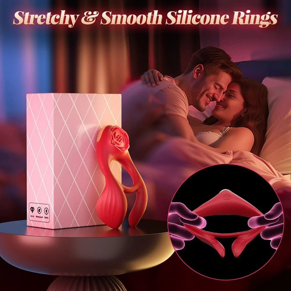 RoseLux Triple Motor Penis Ring - Image 7