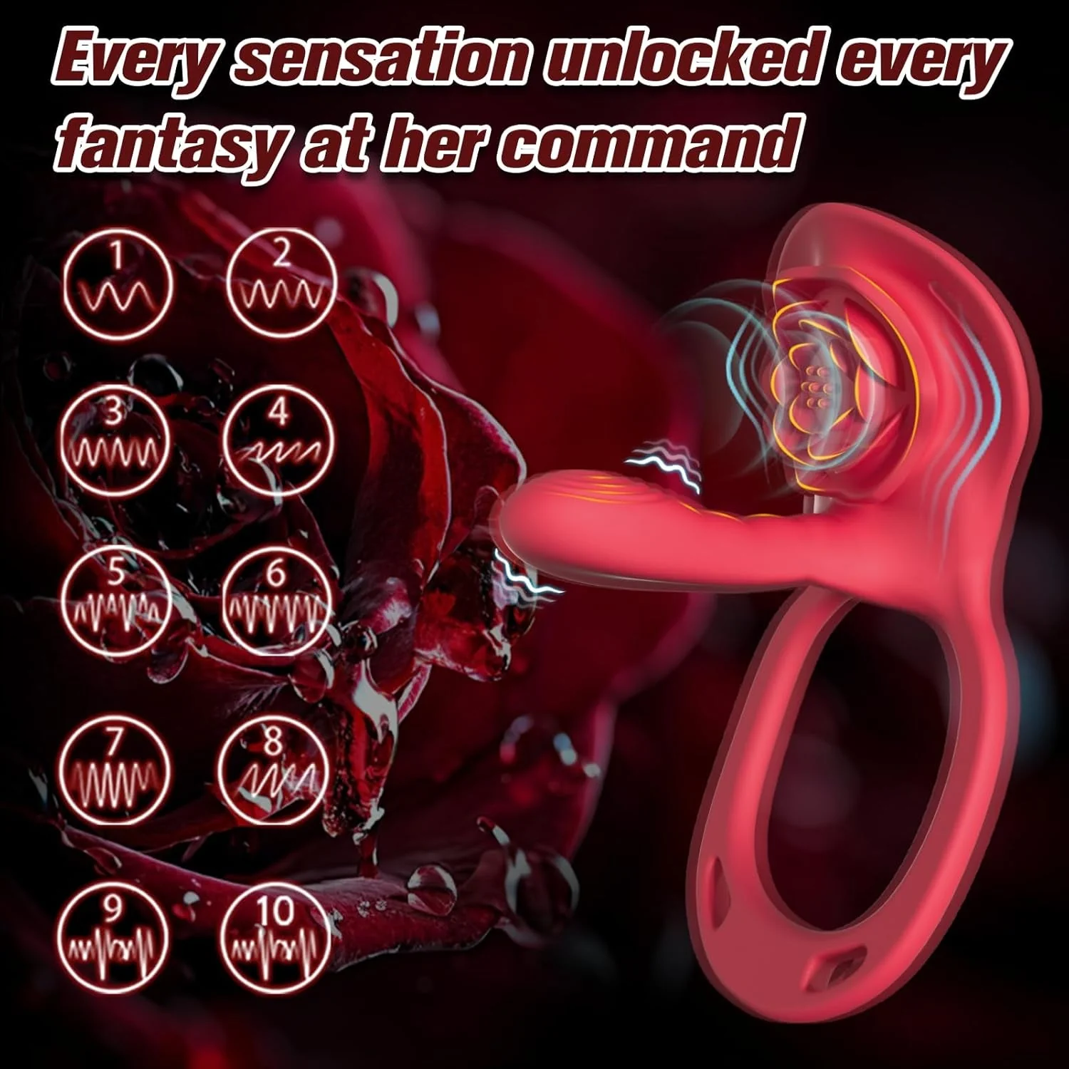 RoseMerge Wearable Dual Stimulation Couples Vibrator - Image 5
