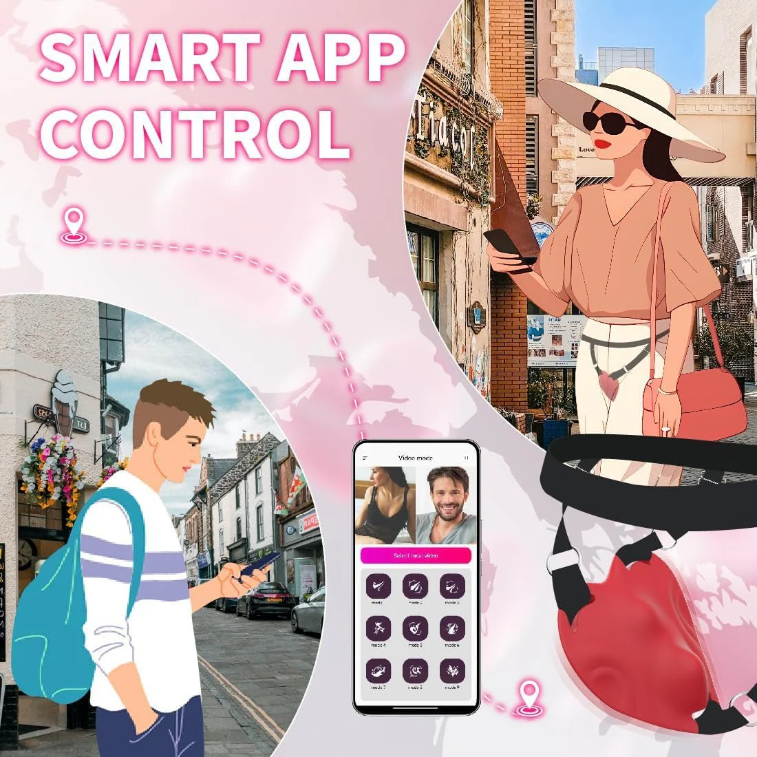 RoséMuse App Control Heart-Shaped Panty Vibrator - Image 6