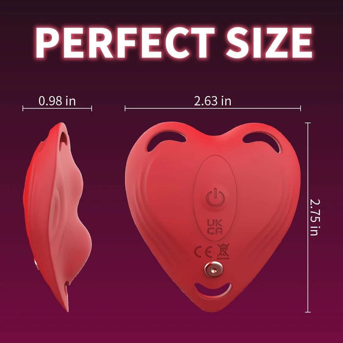 RoséMuse App Control Heart-Shaped Panty Vibrator - Image 7