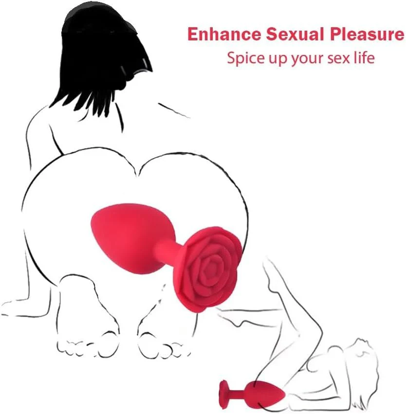 RosePetal Silicone Rose Butt Plug - Image 2