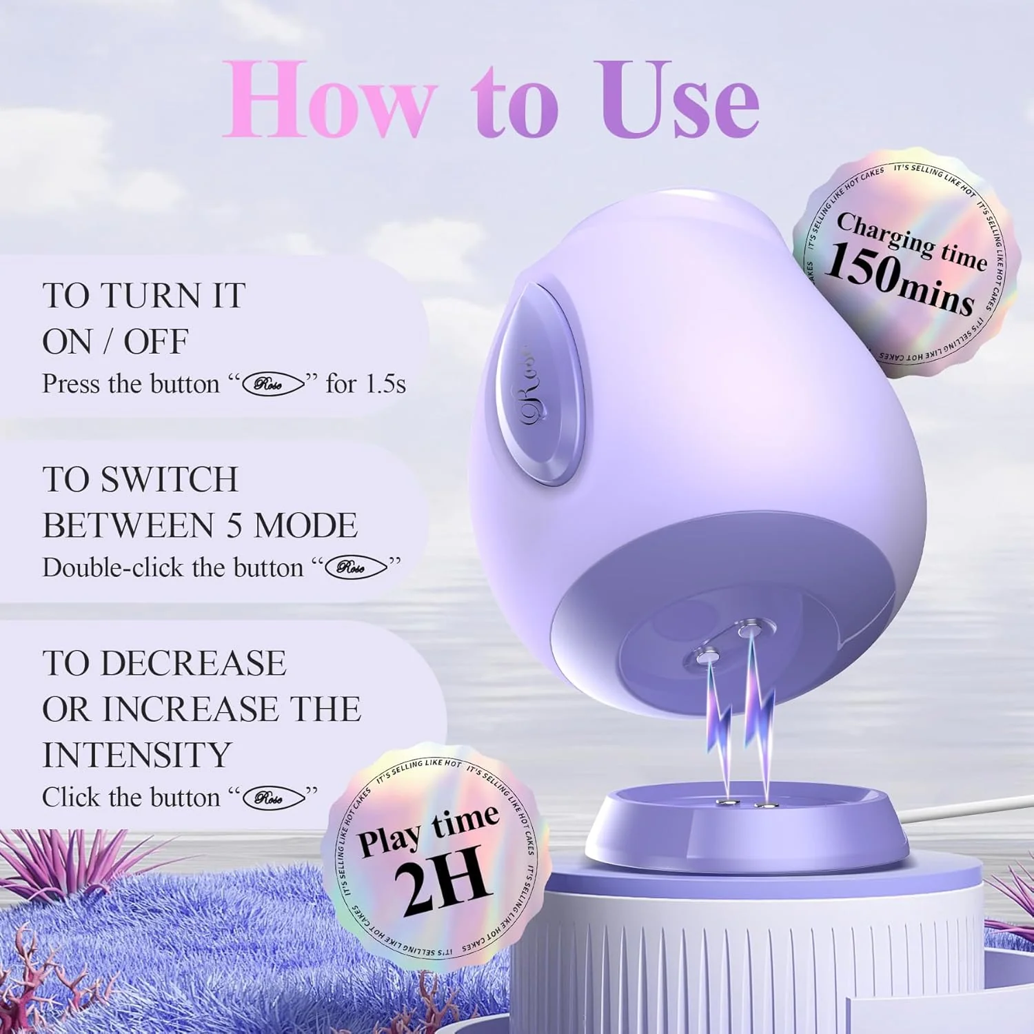 RosePulse Luxury Clit Sucking Vibrator - Image 7
