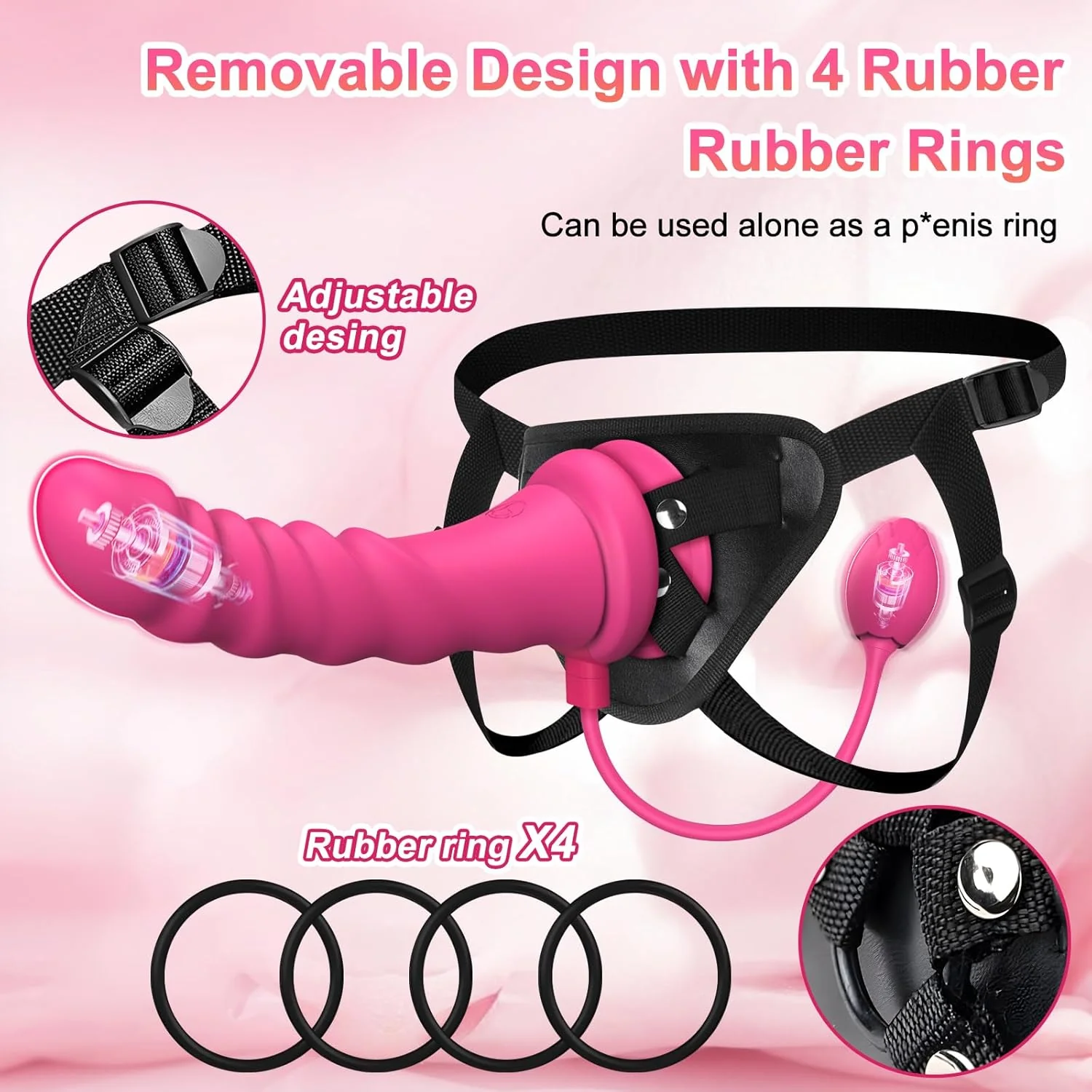 RosePulse Strap-On Anal Plug Vibrator - Image 5