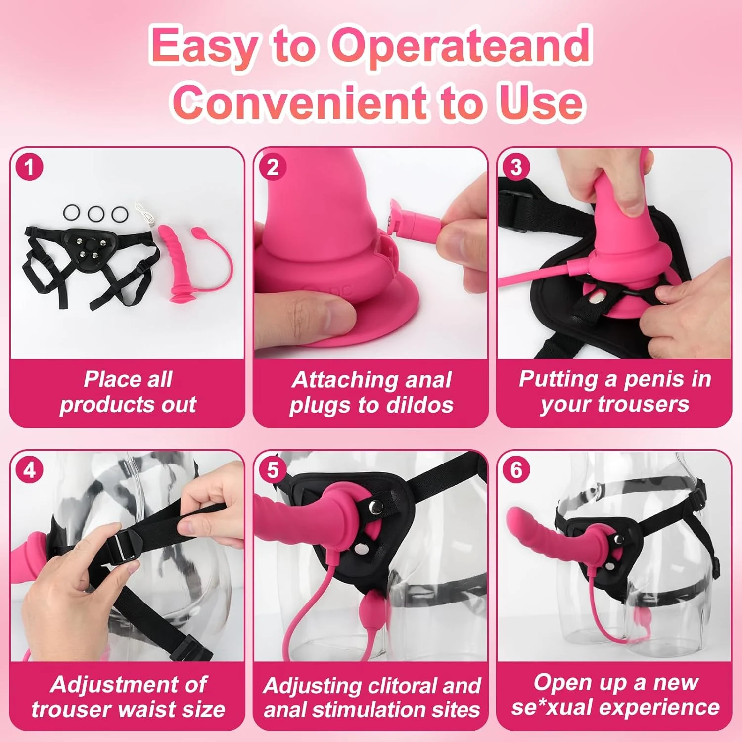 RosePulse Strap-On Anal Plug Vibrator - Image 7