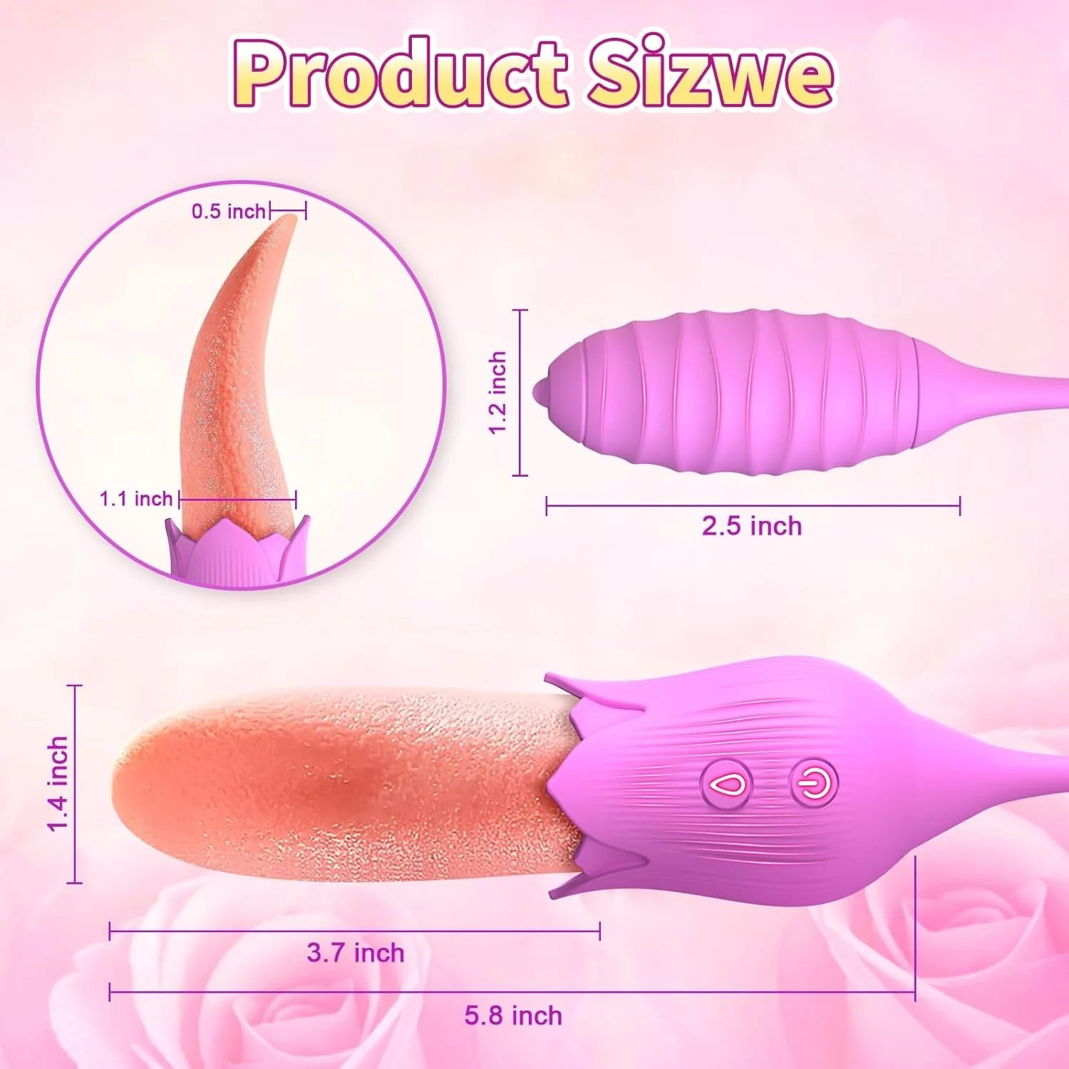 RoséQuatre 4-in-1 Tongue & G-Spot Stimulator - Image 5