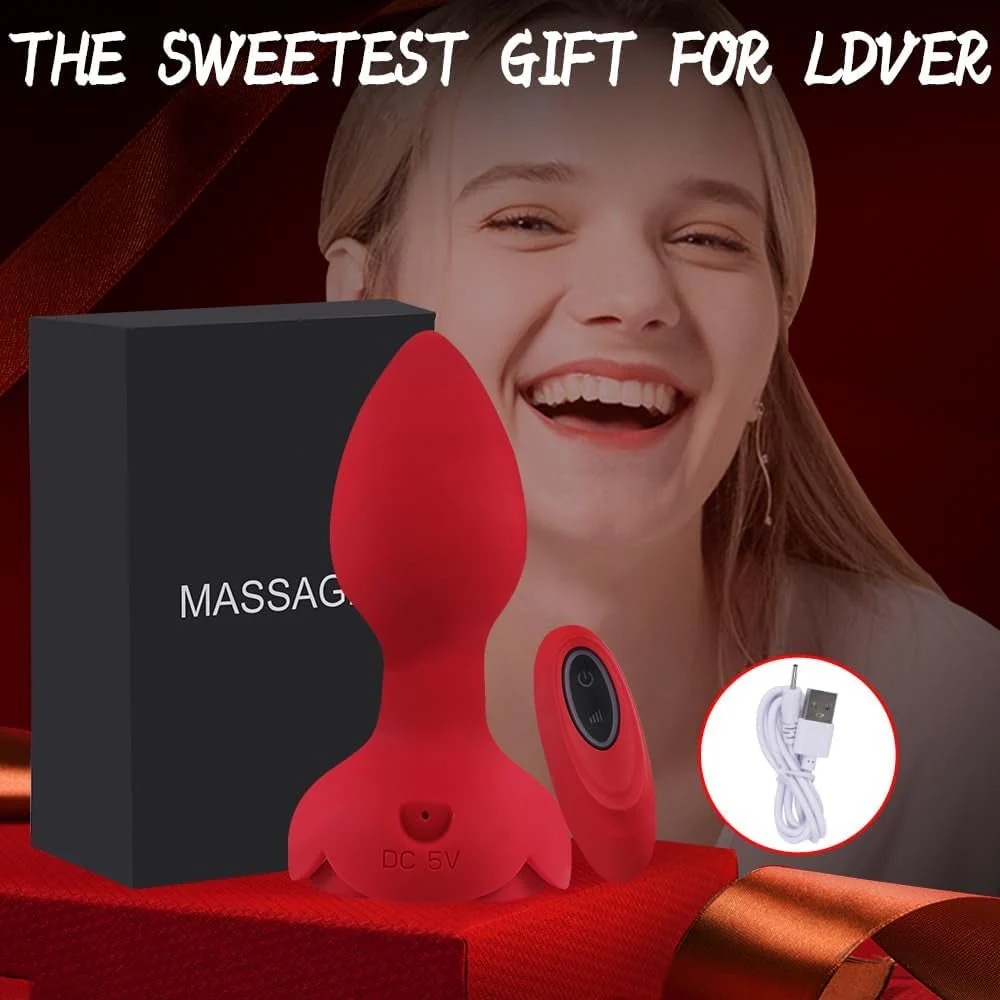 RoseRadiance Light-Up Rose Anal Plug - Image 7