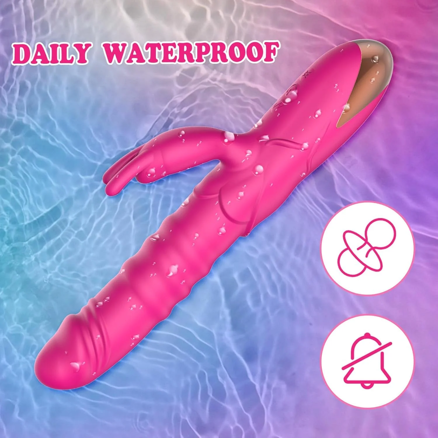 RoseRider Thrusting Rabbit Vibrator - Image 8