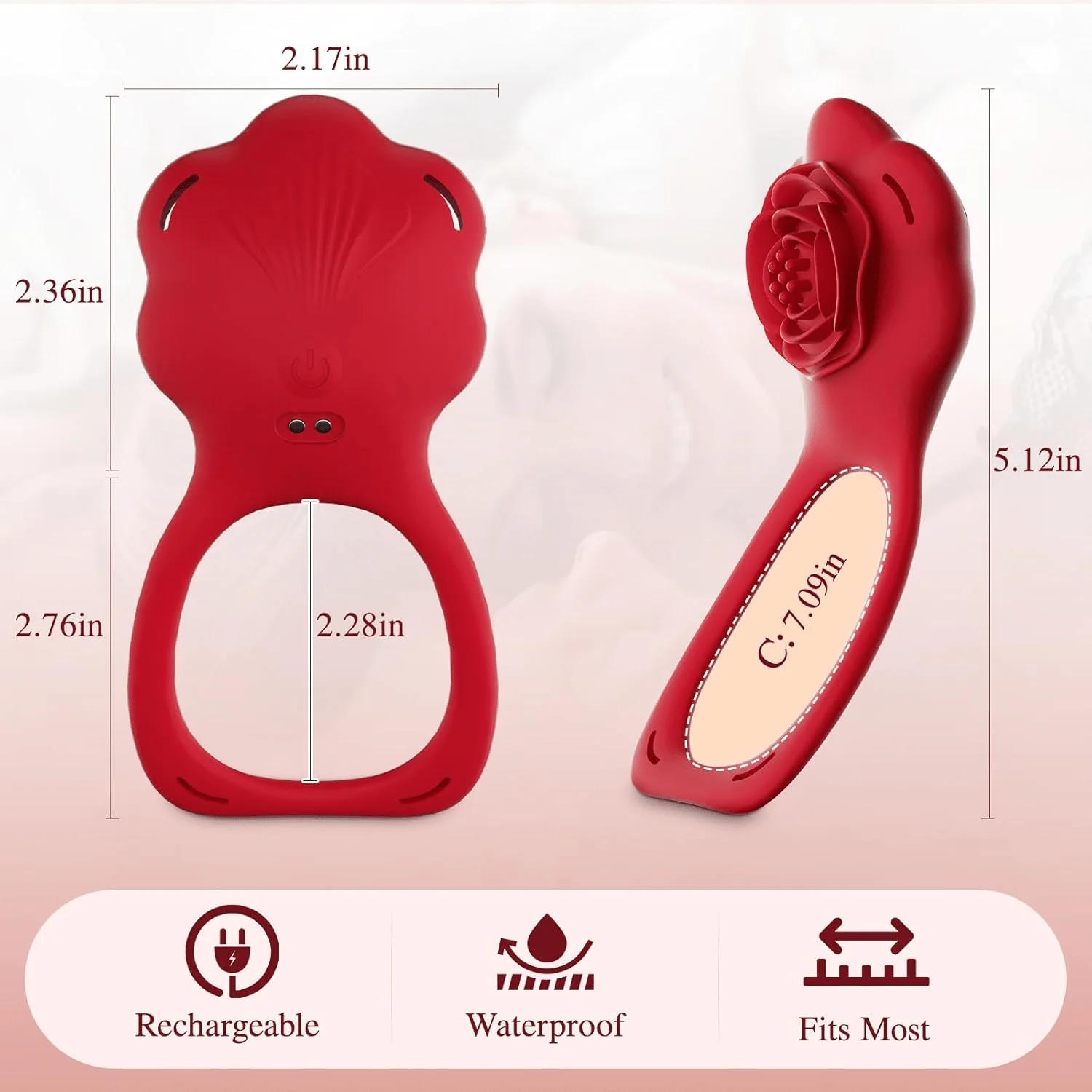 RoseSurrender App-Controlled Couples Vibrator & Bondage Restraint Set - Image 4