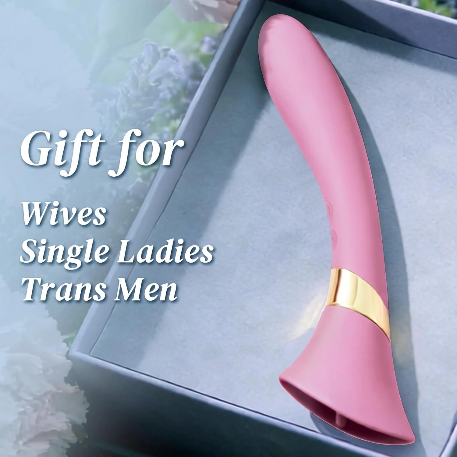RoseTease Clit Licking Vibrator Dual Motor Tongue Wand - Image 3