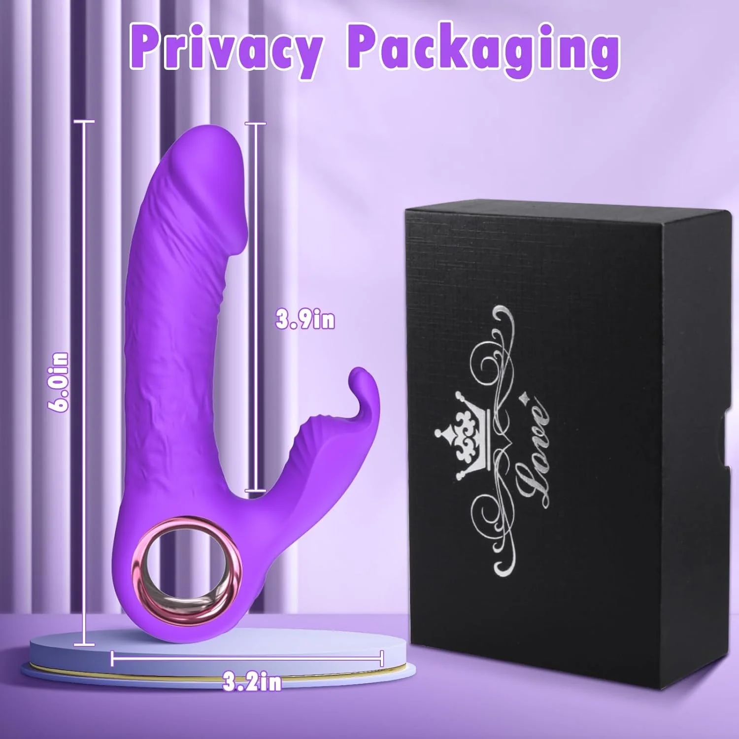 RoseThrust Dual-Action Rabbit Vibrator - Image 8