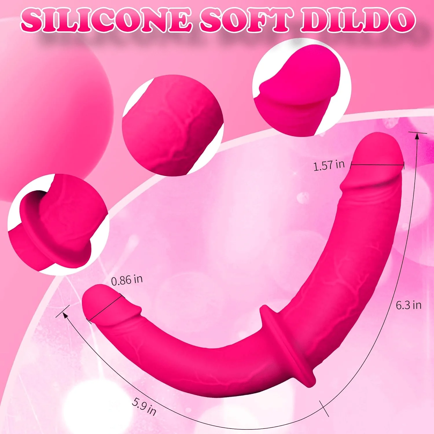 RosewoodDuet Double-Ended Dildo  Strap-On - Image 2