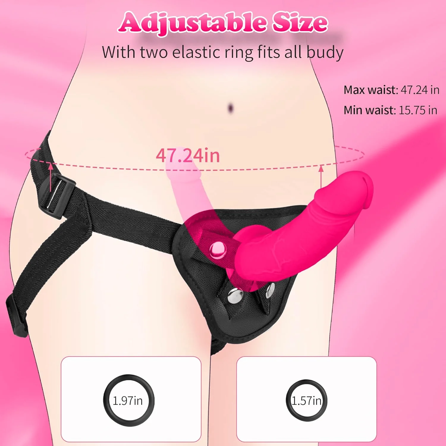 RosewoodDuet Double-Ended Dildo  Strap-On - Image 3