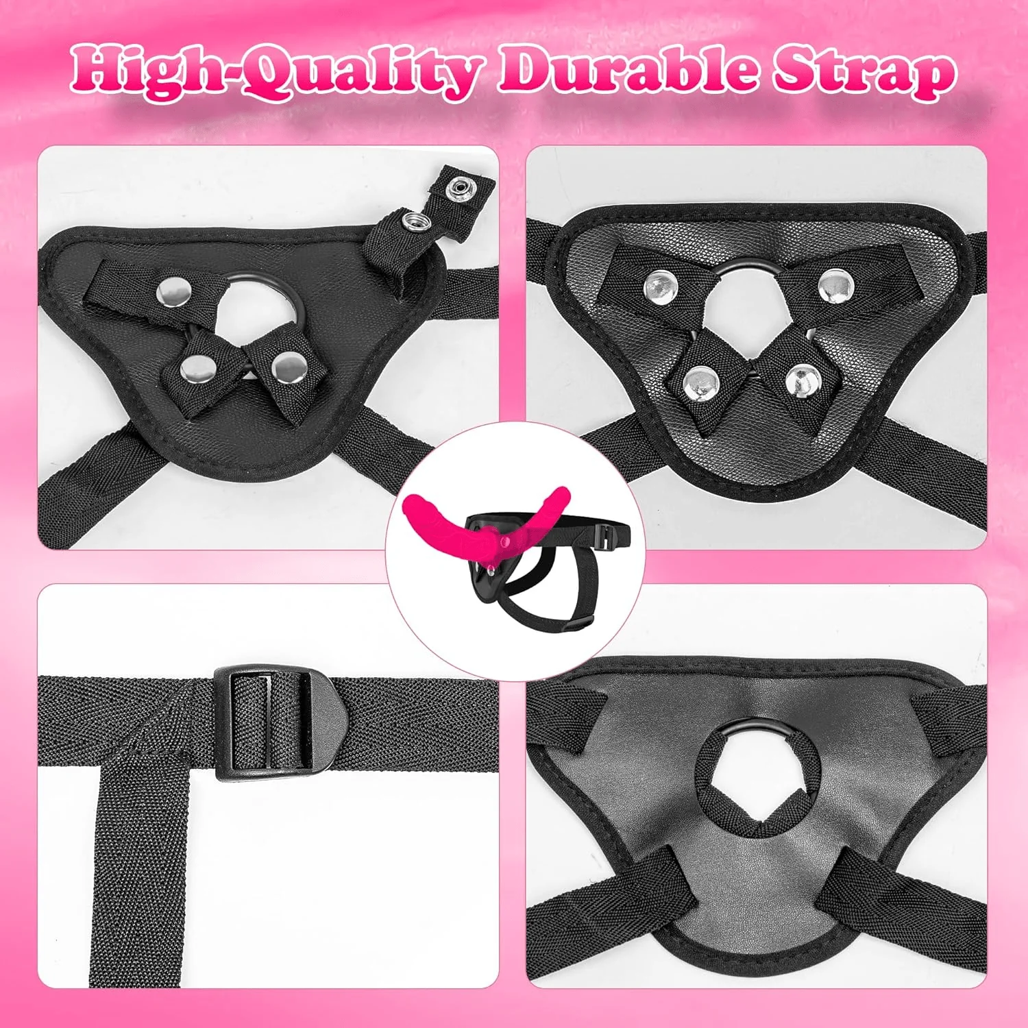 RosewoodDuet Double-Ended Dildo  Strap-On - Image 5
