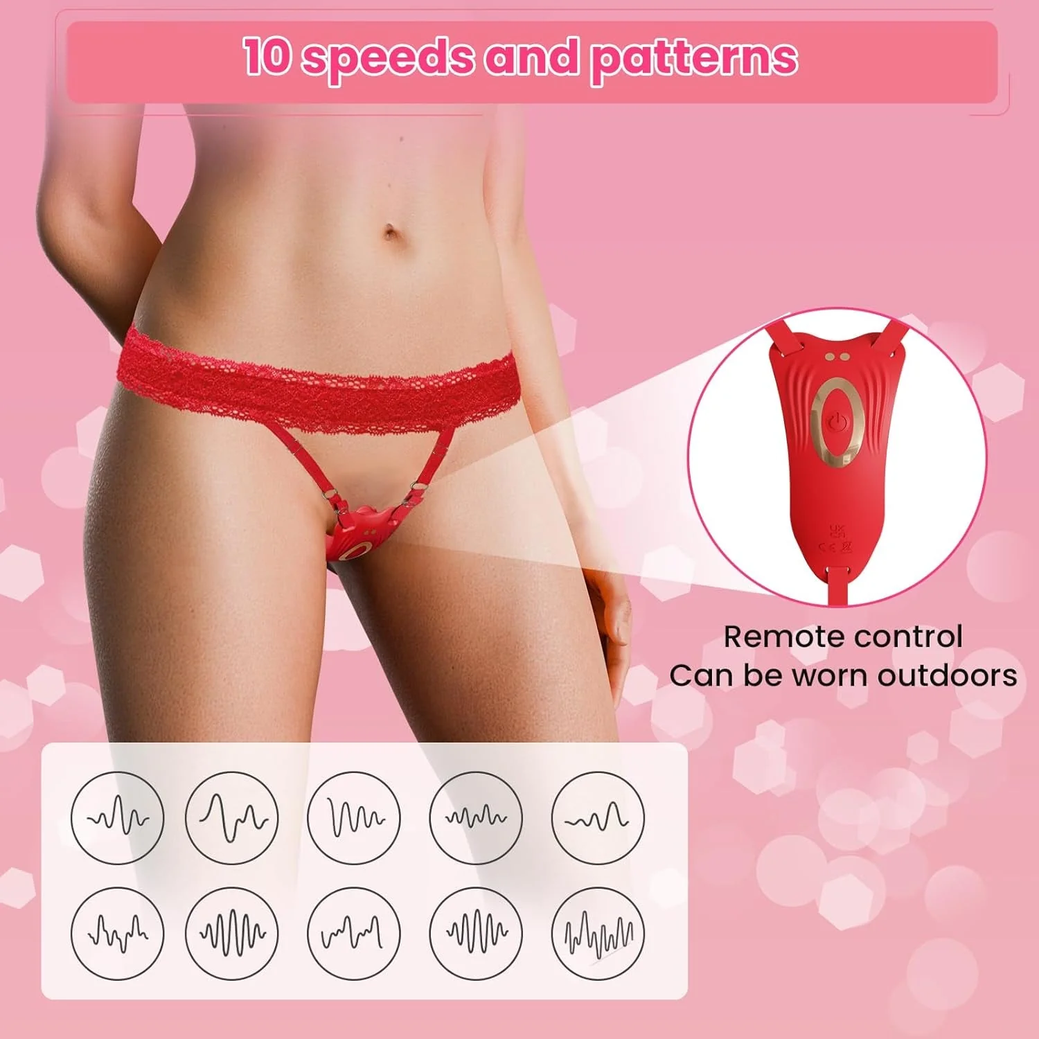 RoséWrap Wearable Panty Vibrator with Remote - Image 2