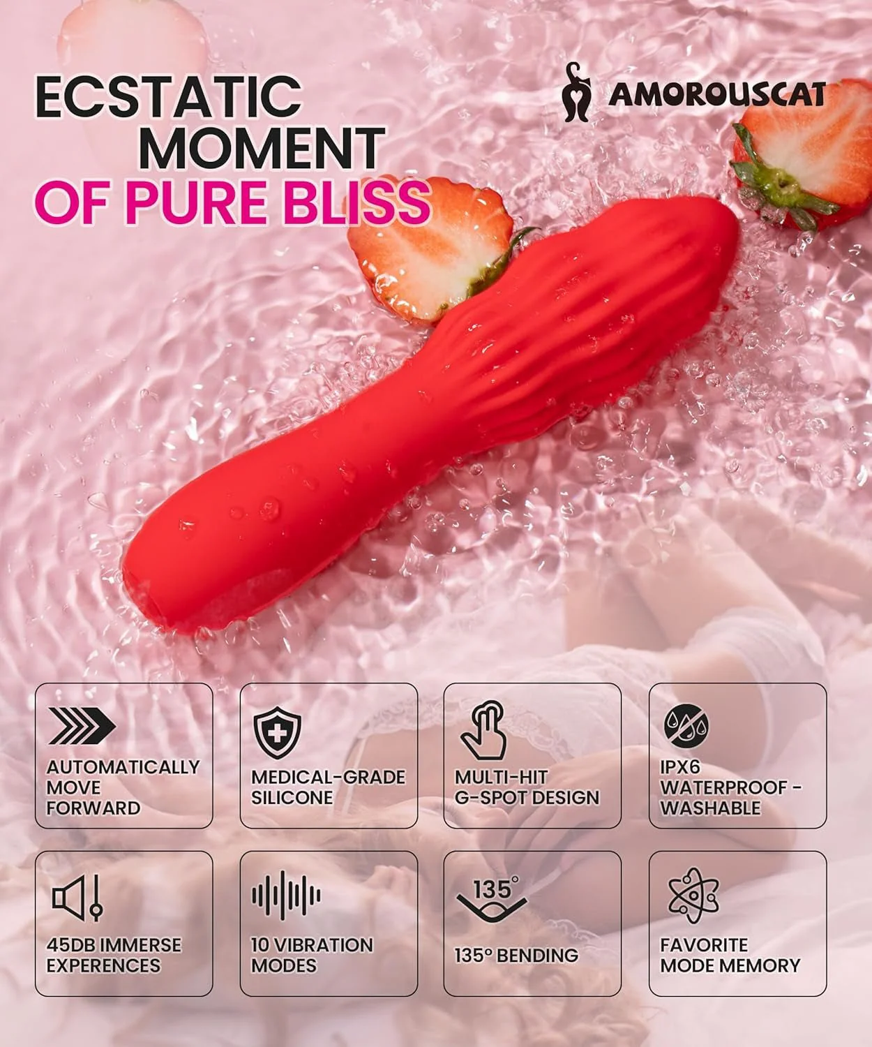 RotaCurve Rotating G-Spot Vibrator Wand - Image 2