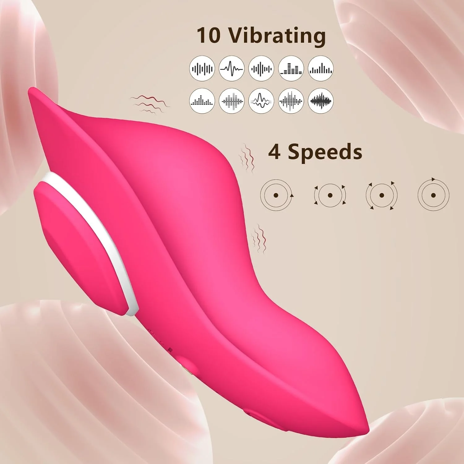 RougeMuse LCD Control Dual Stimulation Panty Vibrator - Image 2