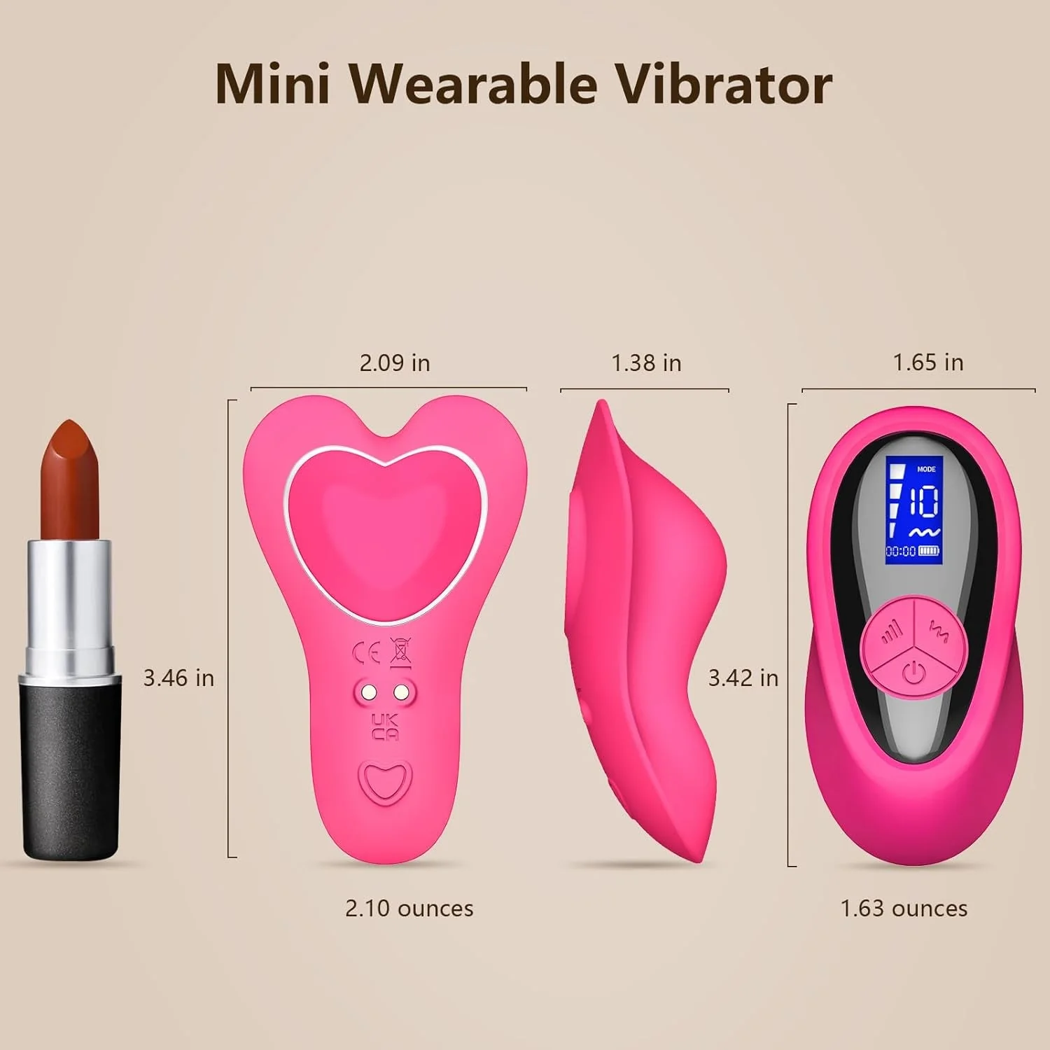 RougeMuse LCD Control Dual Stimulation Panty Vibrator - Image 5