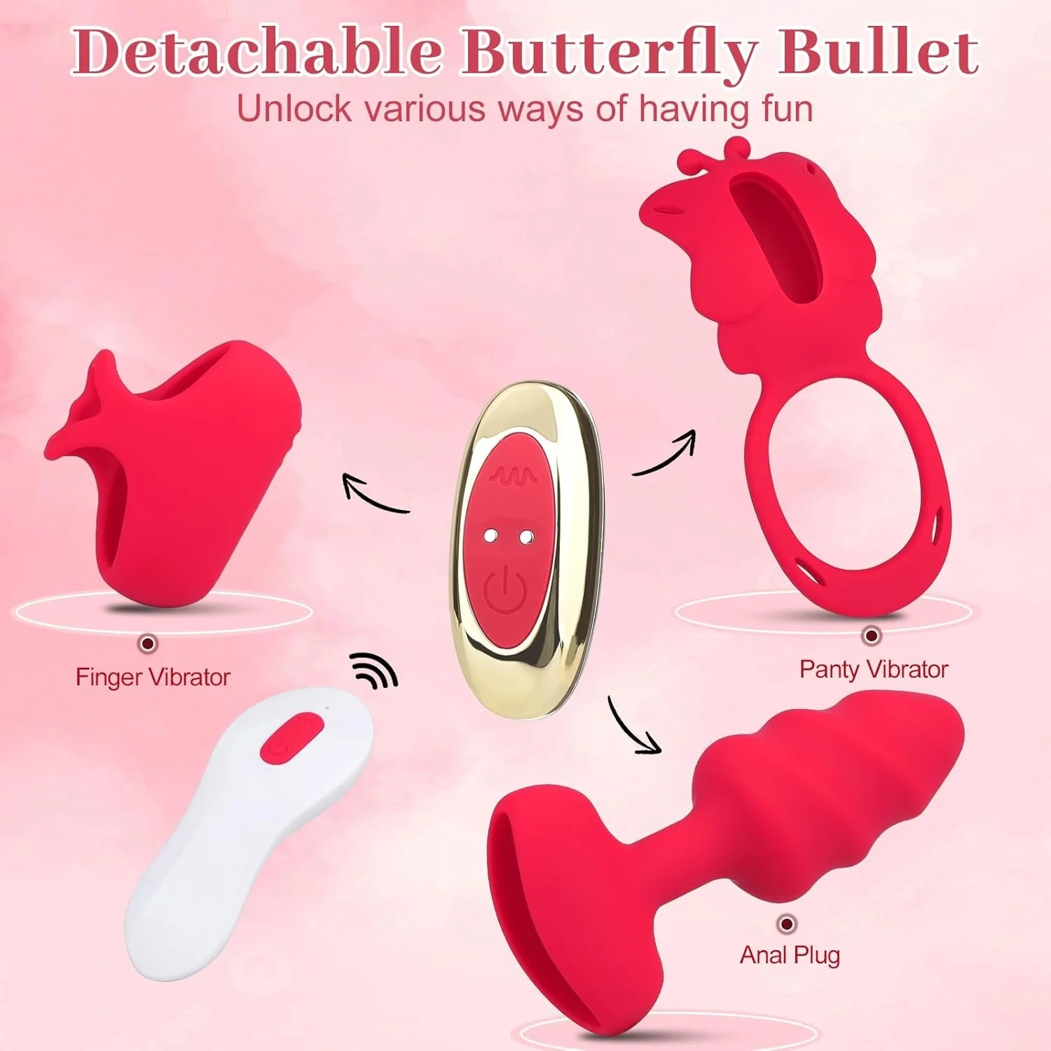 RougeRush 3-in-1 Couples Vibrator Kit - Image 3