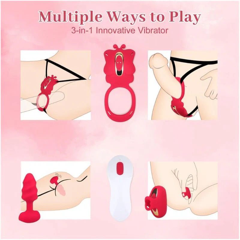RougeRush 3-in-1 Couples Vibrator Kit - Image 5