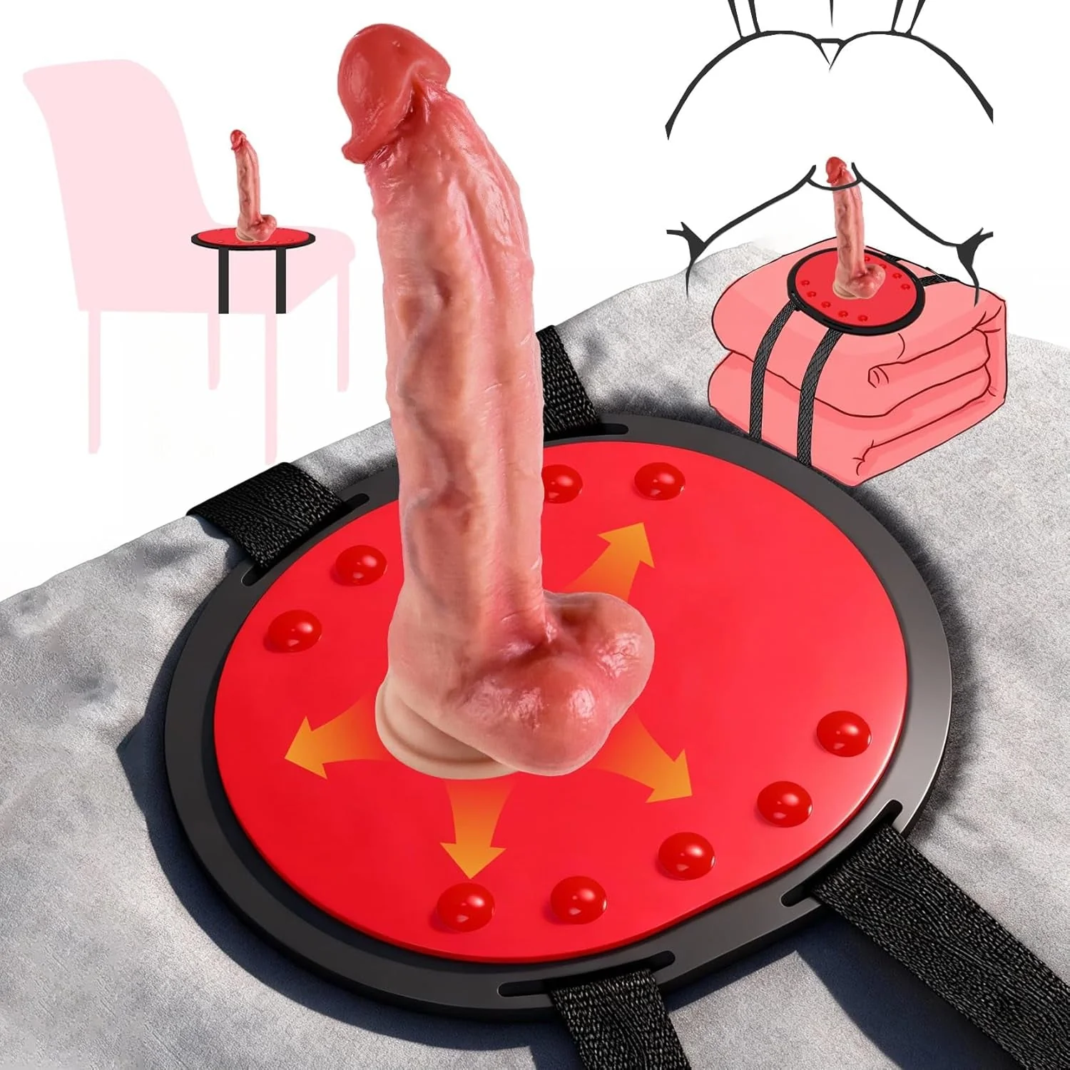 SaddleLock Suction Cup Dildo Mount Saddle - Image 2