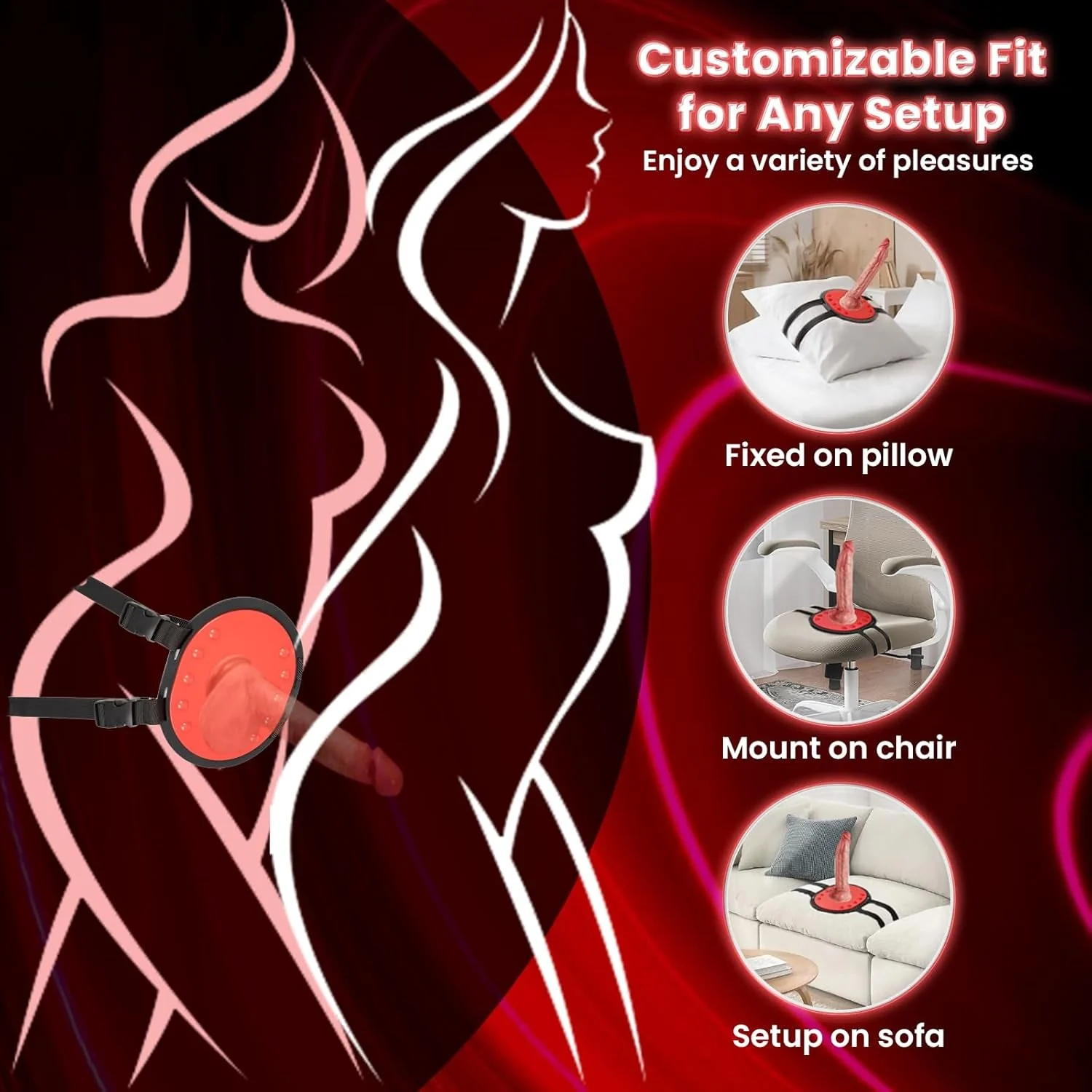 SaddleLock Suction Cup Dildo Mount Saddle - Image 4