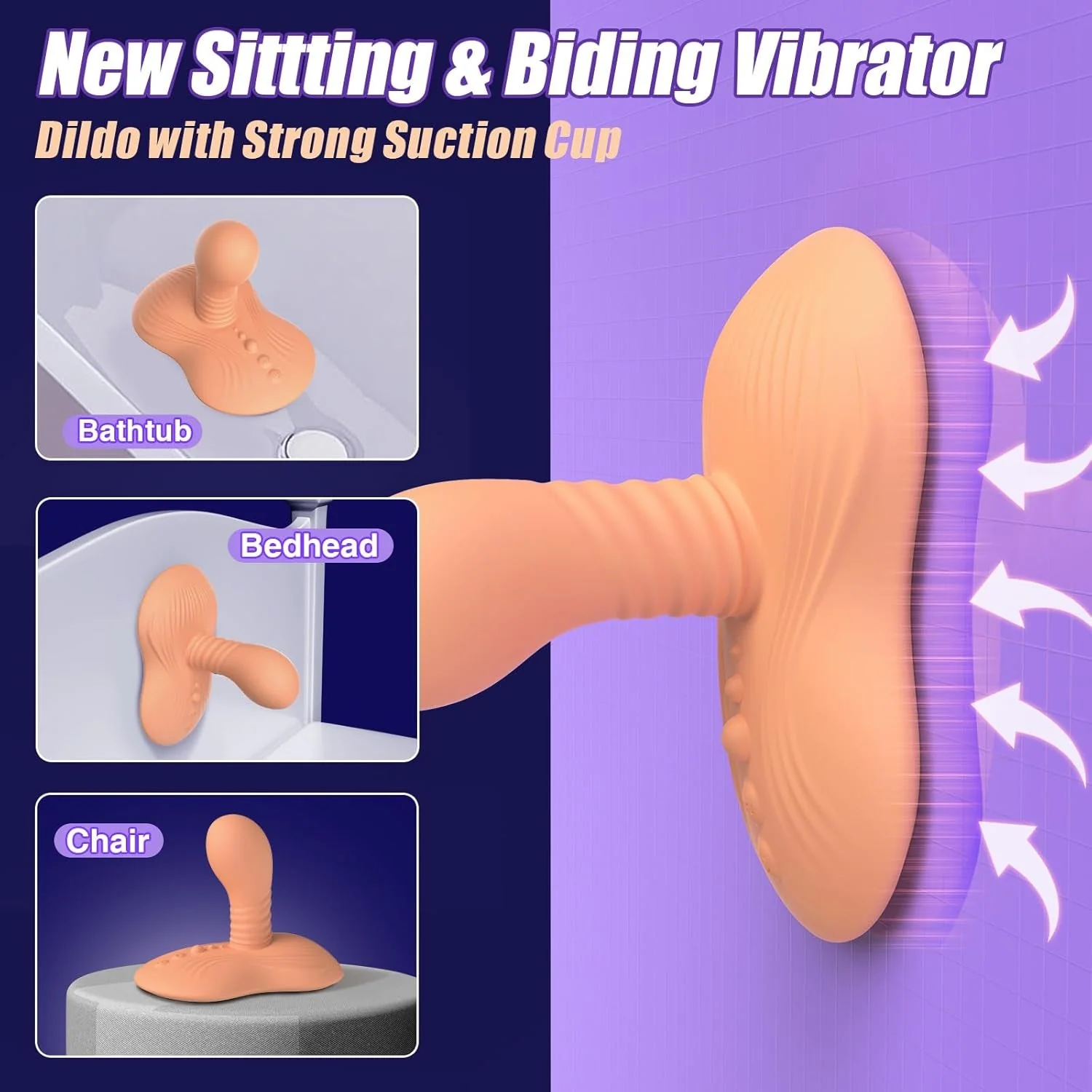 SaddleSpin Rotating Riding Prostate Massager 9 Spin + 9 Vibe - Image 5