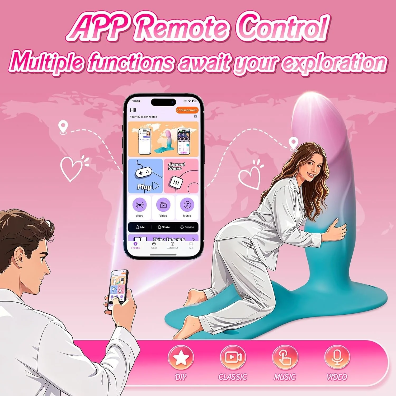 SaddleUp App-Control Riding Strap-On Dildo Vibrator - Image 8