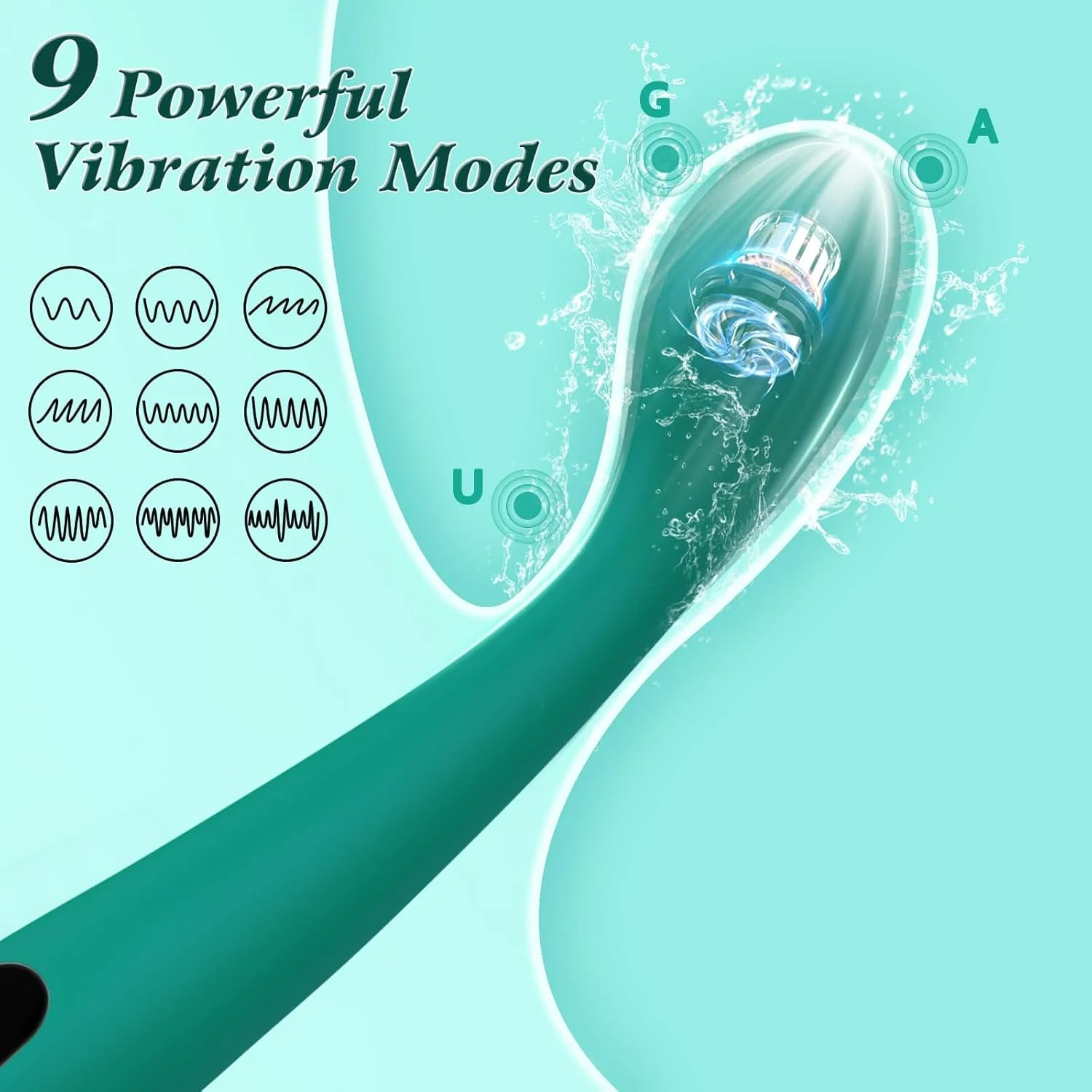 SageCurve G-Spot Vibrator Wand with LCD - Image 3