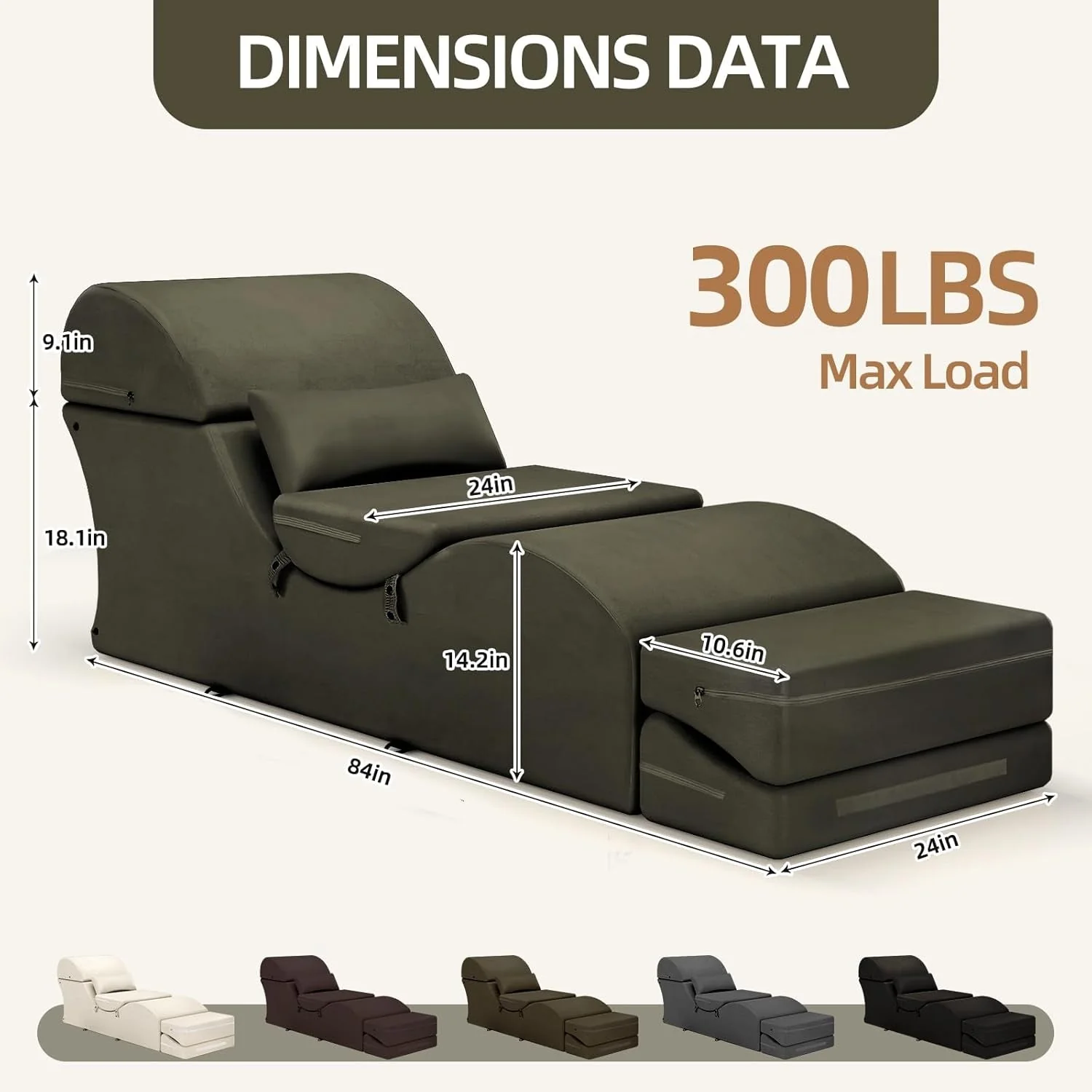 SageCurve Sex Chaise Lounge Ottoman - Image 3