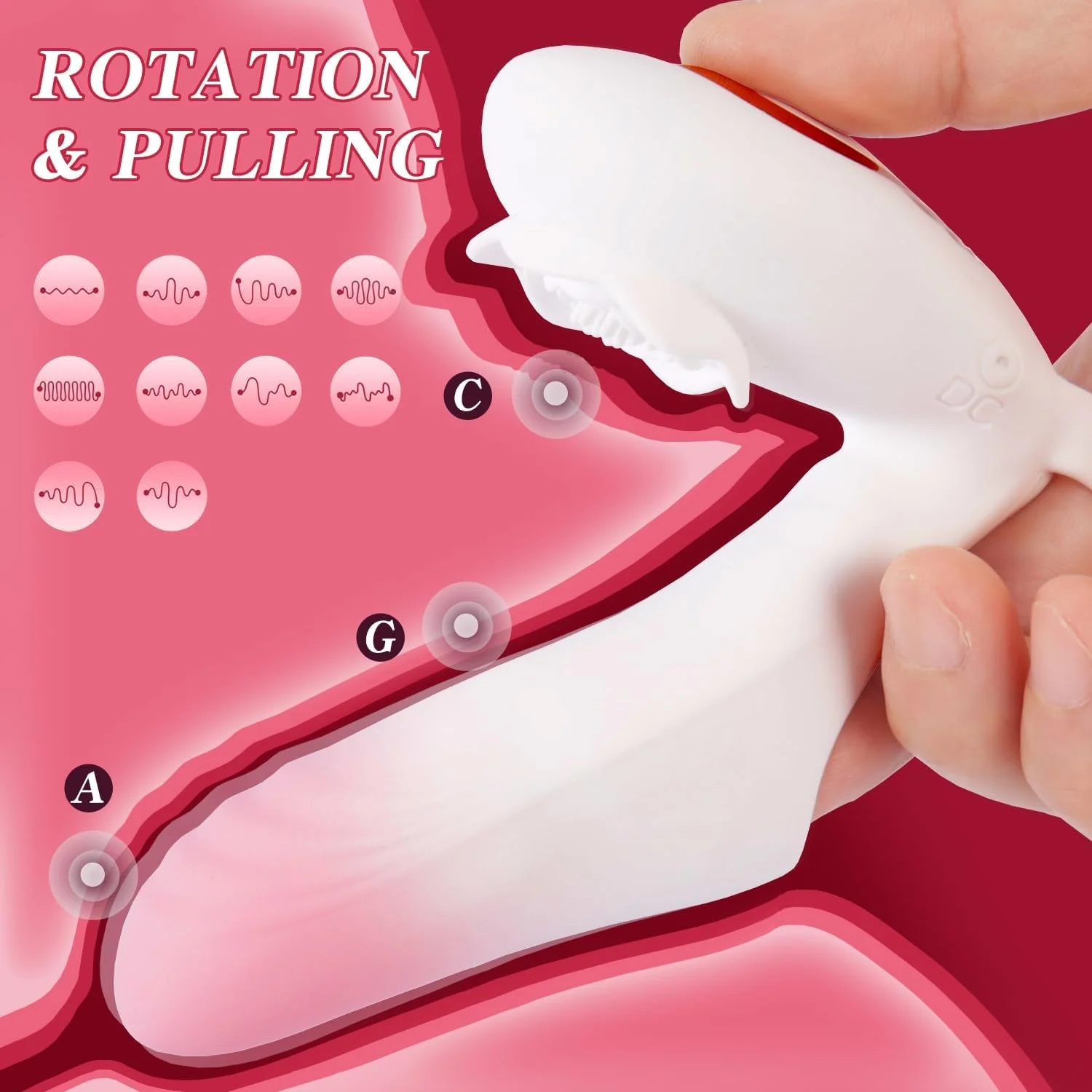 SatinPetal Fingering G-Spot Vibrator - Image 3
