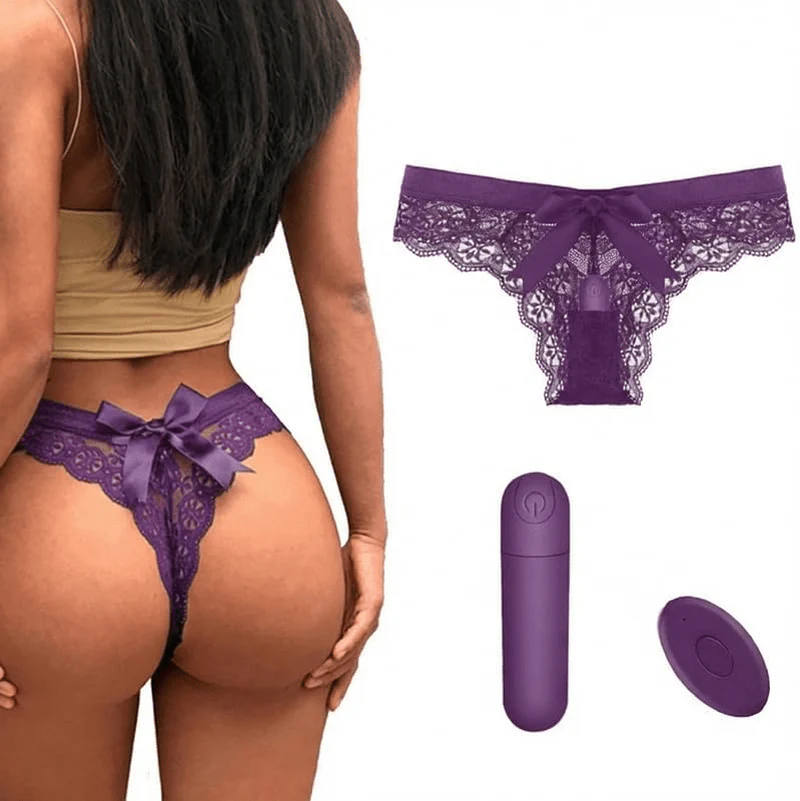 SecretLace Remote-Control Bullet Vibrator Panties - Image 8