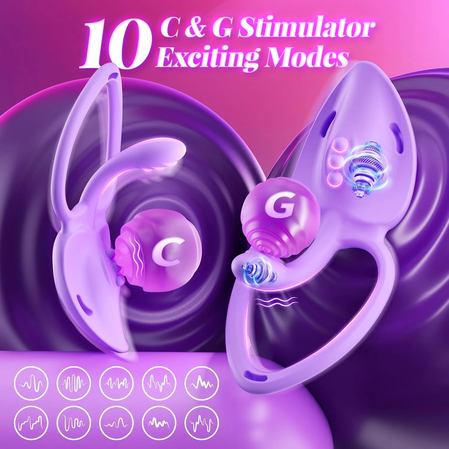 SecretRing Remote Wearable Couples Panty Vibrator - Image 3
