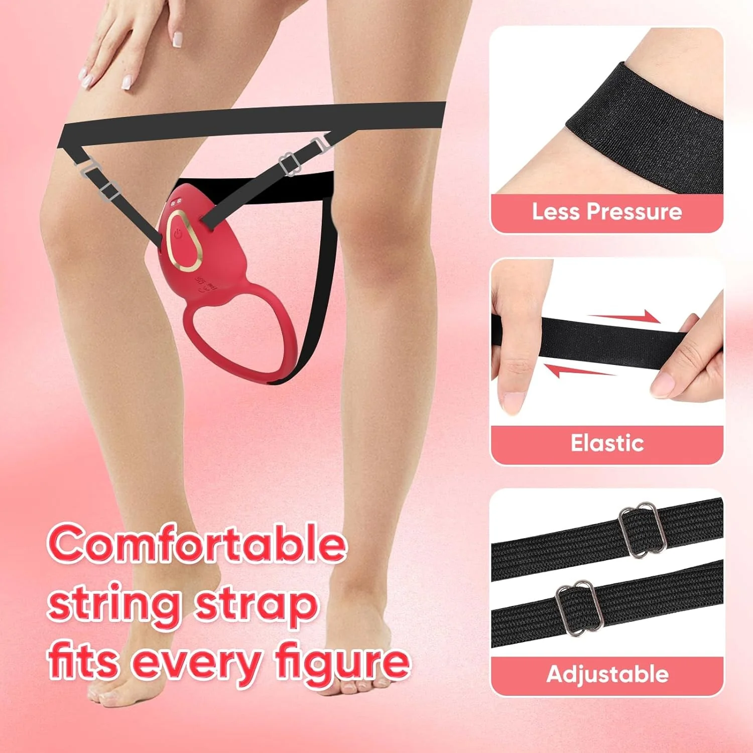 SecretRose Wearable Panty Vibrator Couples Cock Ring - Image 6