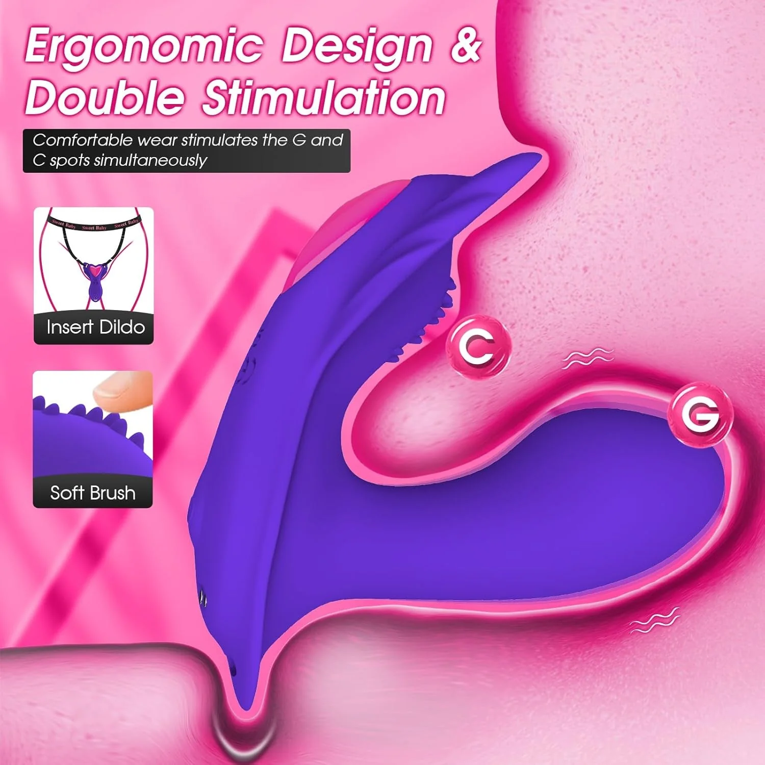 SecretWing App-Control Panty Dildo Vibrator - Image 5