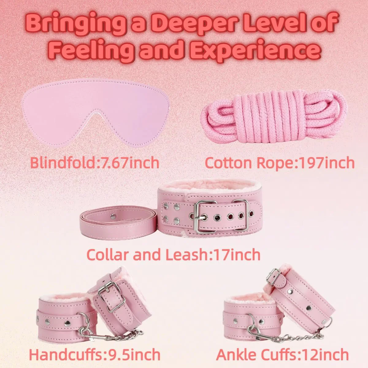SeductionPlay 12-Piece Bondage Kit for Beginners - Image 4