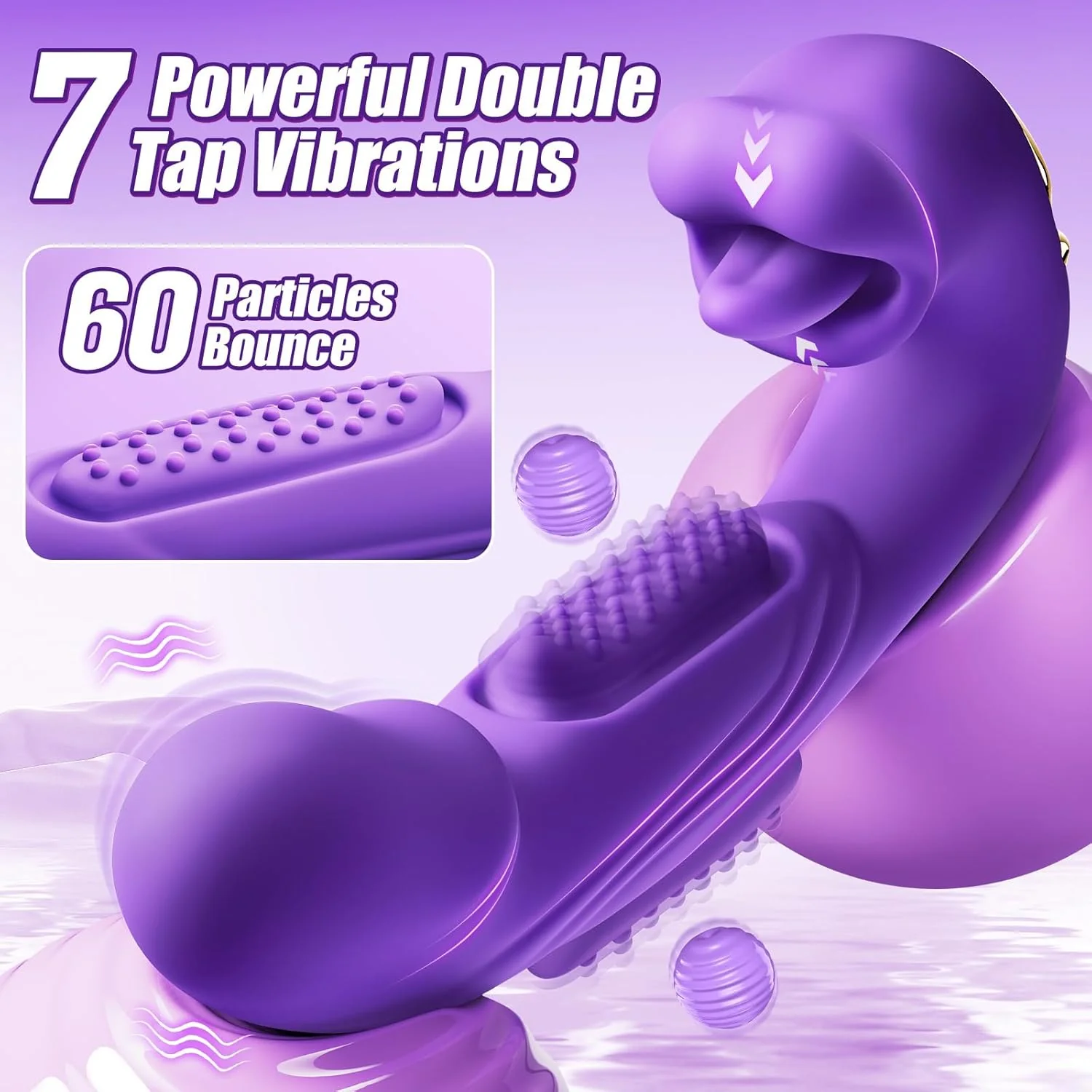 SensuBloom 4-in-1 Vibe – Taps, Sucks, Licks, Vibes - Image 3