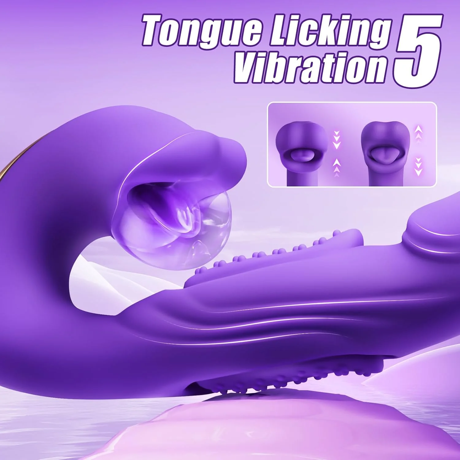 SensuBloom 4-in-1 Vibe – Taps, Sucks, Licks, Vibes - Image 4