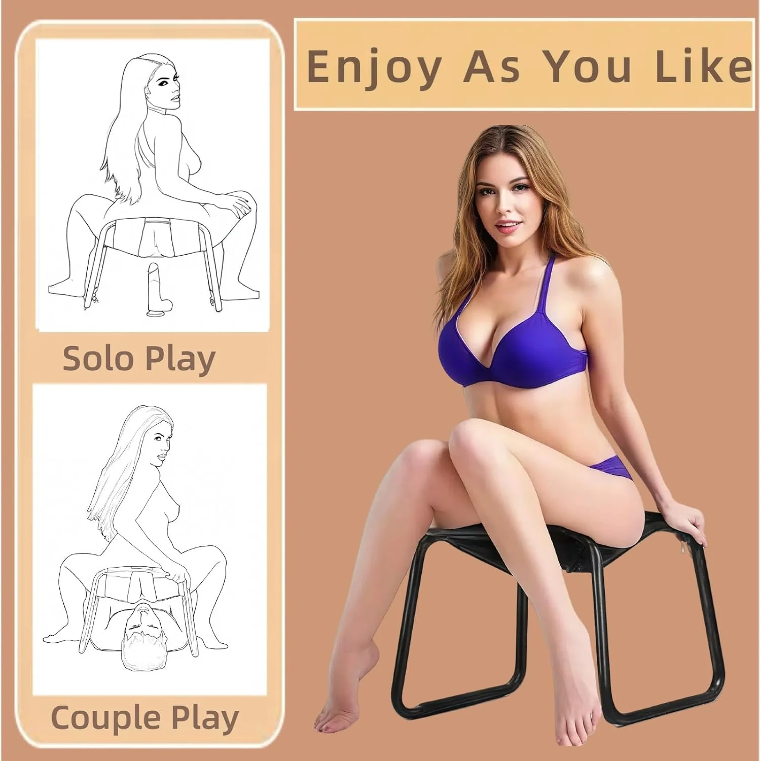 VeloraMotion Intimacy Support Stool - Image 2