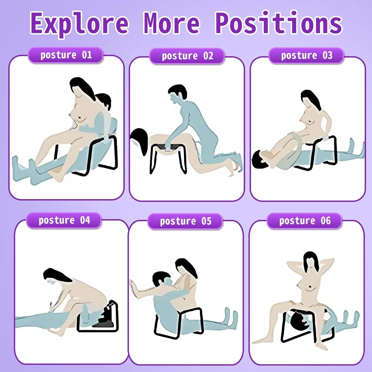 FlexRide Adjustable Bouncing Intimacy Sex Chair - Image 5