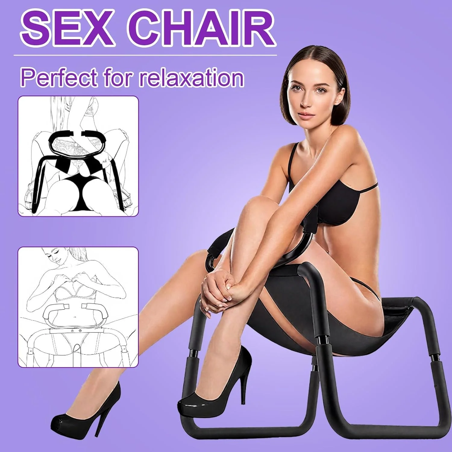 BounceFlex Adjustable Bouncing Sex Positions Chair - Image 2