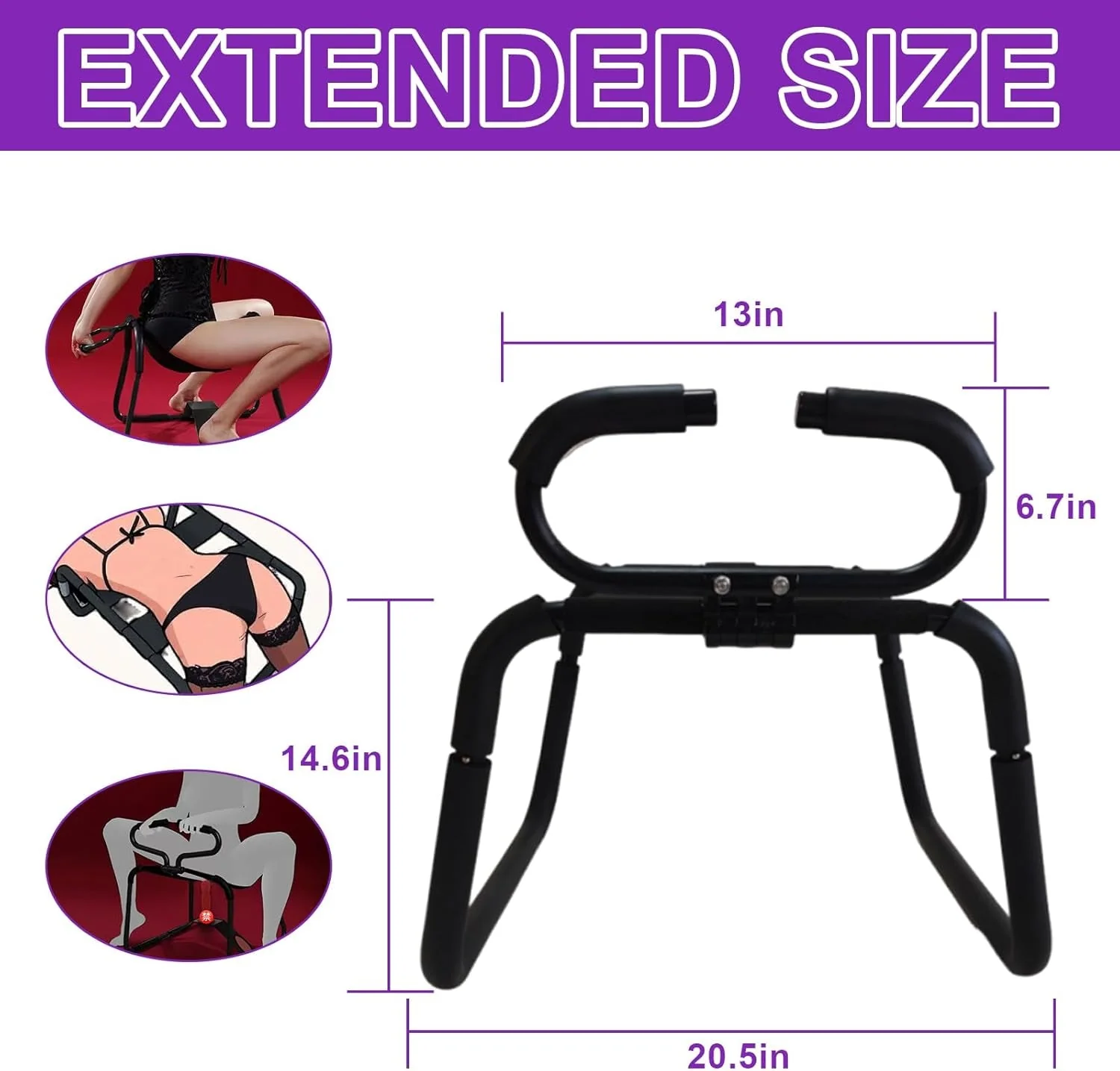 BounceFlex Adjustable Bouncing Sex Positions Chair - Image 4