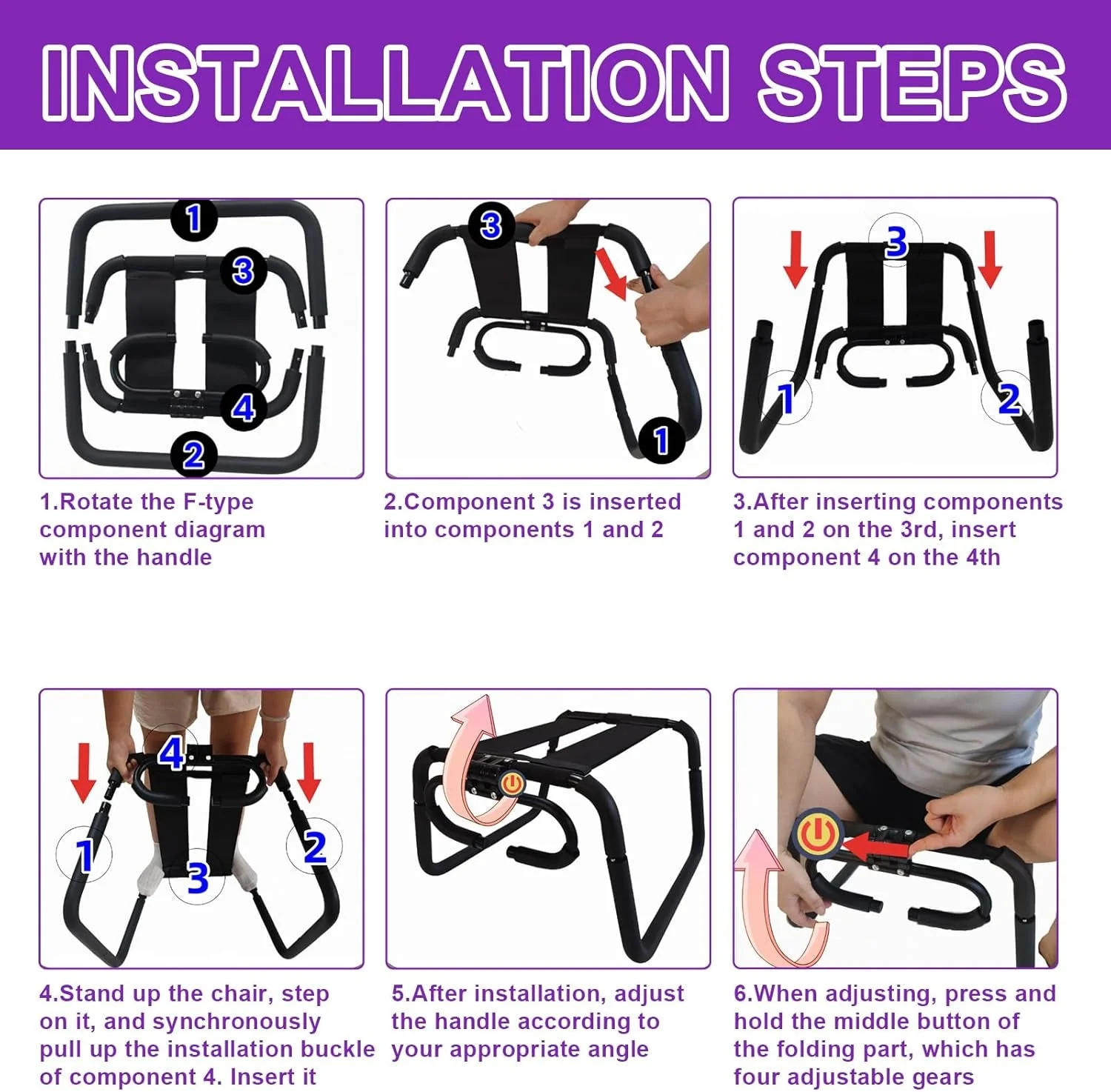 BounceFlex Adjustable Bouncing Sex Positions Chair - Image 5