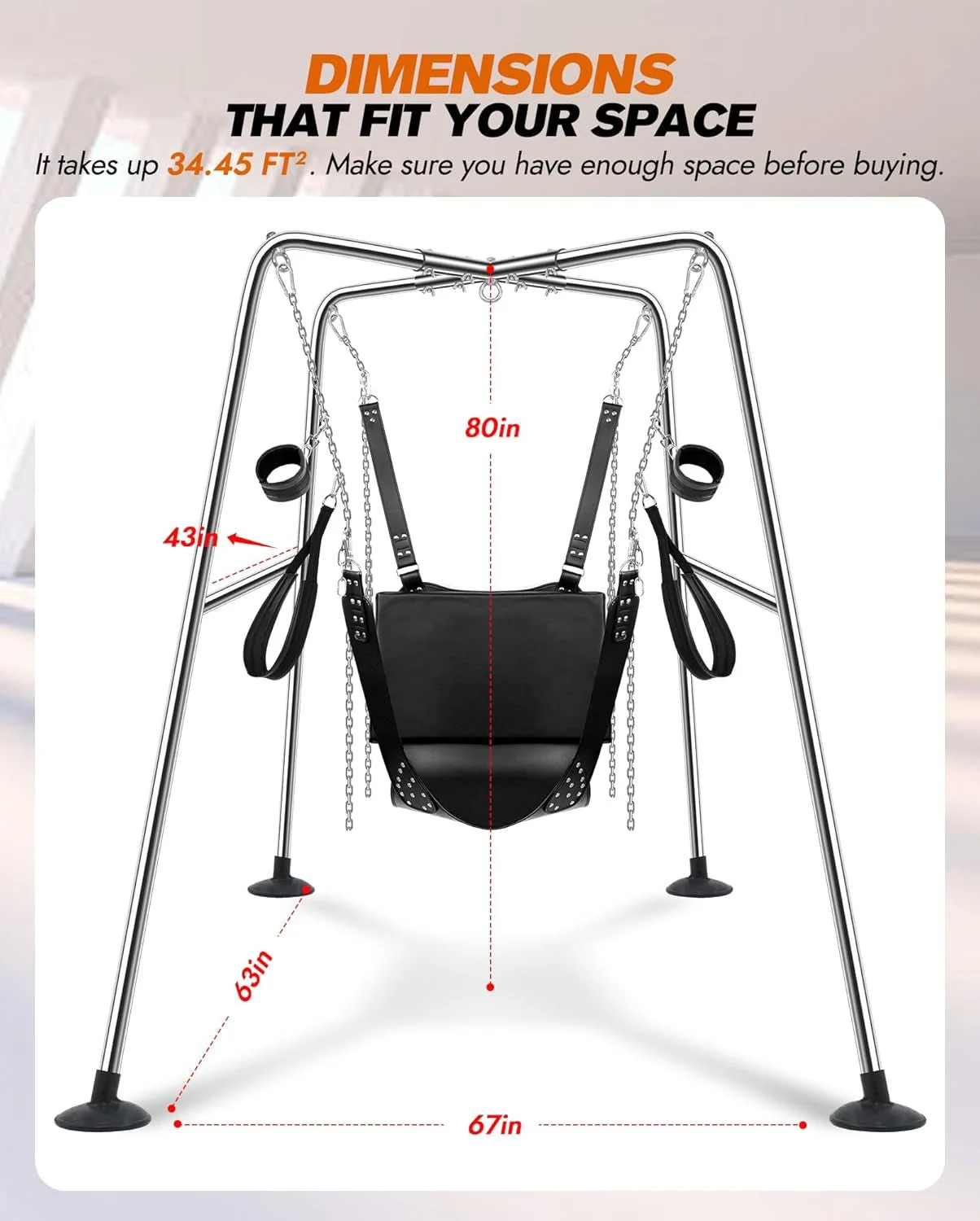 SteelPlay Premium Sex Swing Stand Set - Image 6