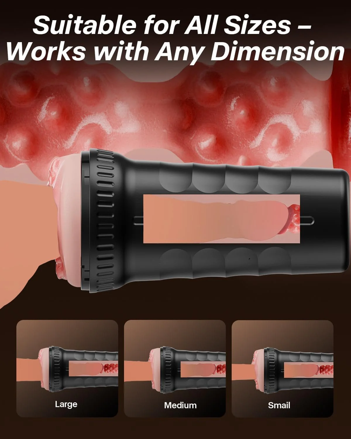 ShadowGlide Realistic Male Masturbator Cup Fleshlight - Image 2