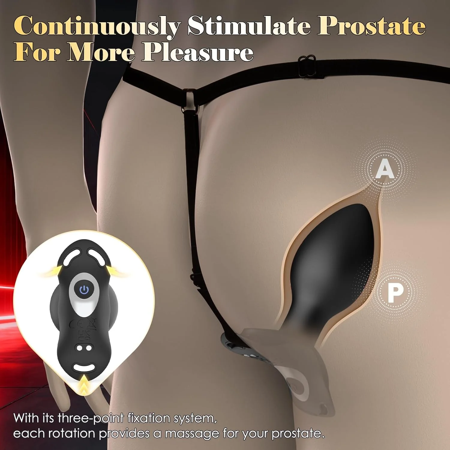 ShadowLock Wearable Prostate Plug with Remote Control - Image 2