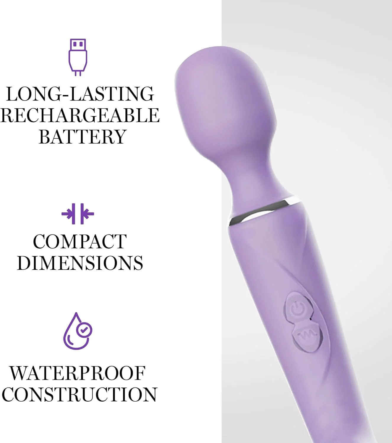 SilkCurve Dual-Ended G-Spot Vibrator Wand - Image 3