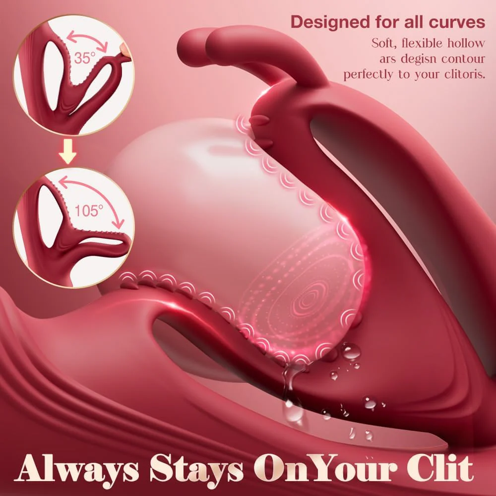 SilkenVice 4-in-1 Rabbit Vibrator | G-Spot & Clit Stimulation - Image 3